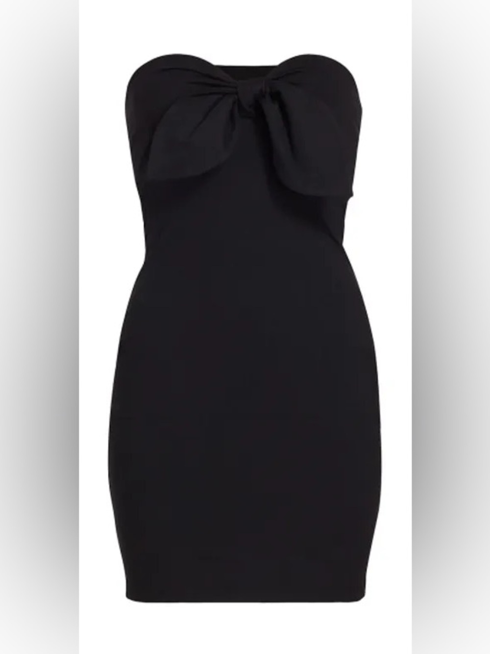 Susana Monaco Strapless Bow-Front Bodycon Dress Size Medium